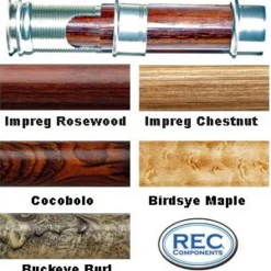 REC ADS Clear Aluminum Up Lock Reel Seat - Your Premium Fishing Gear Store Rods Lines Baits Accessories* New