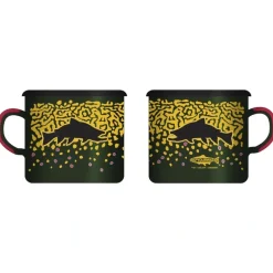 Rep Your Water Brookie Flank Enamel Camp Mug - Your Premium Fishing Gear Store Rods Lines Baits Accessories* Sale