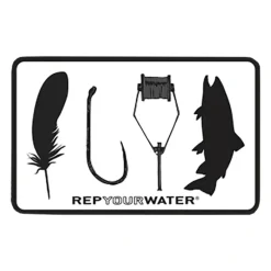 Rep Your Water Fly Tyer Sticker - Your Premium Fishing Gear Store Rods Lines Baits Accessories* Best Sale