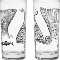 Rep Your Water Tails Highball Glass - Your Premium Fishing Gear Store Rods Lines Baits Accessories* Best