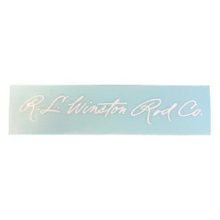 R.L. Winston Script Die Cut Sticker 12" - Your Premium Fishing Gear Store Rods Lines Baits Accessories* Discount
