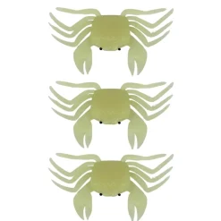 Run Off Lures Black Fish Candy Crab - Glow White - Your Premium Fishing Gear Store Rods Lines Baits Accessories* Fashion