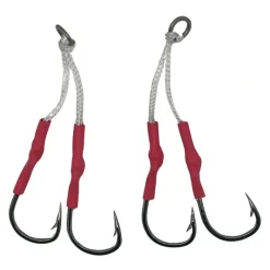 Run Off Lures Double Assist Hooks (Size 3/0-7/0 Hooks, 2pk) - Your Premium Fishing Gear Store Rods Lines Baits Accessories* Clearance