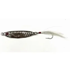 Run Off Lures Spearing Jig w/Bucktail 1oz Chrome - Your Premium Fishing Gear Store Rods Lines Baits Accessories* Cheap