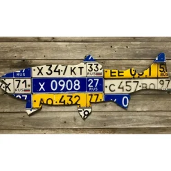 Russian Trout License Plate Art - Your Premium Fishing Gear Store Rods Lines Baits Accessories* Best Sale