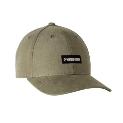 SAGE 6-Panel Hat Olive - Your Premium Fishing Gear Store Rods Lines Baits Accessories* Store