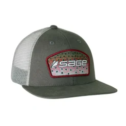 SAGE Patch Trucker Rainbow Charcoal - Your Premium Fishing Gear Store Rods Lines Baits Accessories* Flash Sale