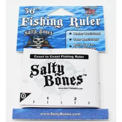 Salty Bones Roll Up Fishing Ruler Coast To Coast No Rules - Your Premium Fishing Gear Store Rods Lines Baits Accessories* Best