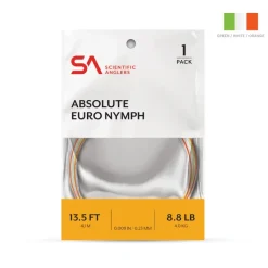Scientific Anglers Absolute Euro Nymph 4X - 13.5' Leader - Your Premium Fishing Gear Store Rods Lines Baits Accessories* Discount