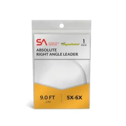 Scientific Anglers Absolute Right Angle Nymph Leader 9' 3X - 4X - Your Premium Fishing Gear Store Rods Lines Baits Accessories* Clearance