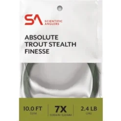 Scientific Anglers Absolute Trout Finesse Leader 12' Single - Your Premium Fishing Gear Store Rods Lines Baits Accessories* Fashion