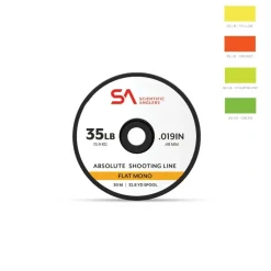 Scientific Anglers Absolute Shooting Line Flat - Your Premium Fishing Gear Store Rods Lines Baits Accessories* Hot