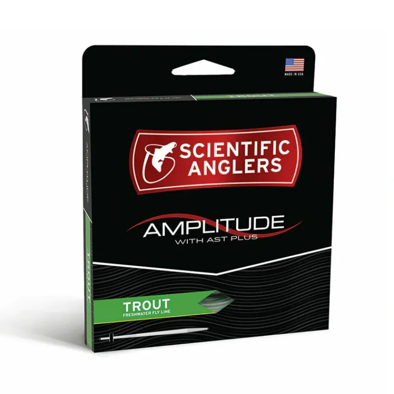 Scientific Anglers Amplitude Textured Trout Fly Line WF-7-F Moss/Mist Green/Willow - Your Premium Fishing Gear Store Rods Lines Baits Accessories* Hot