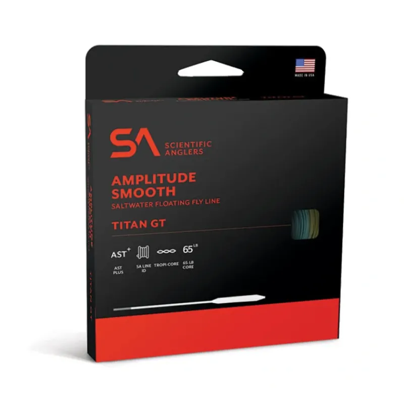 Scientific Anglers Amplitude Smooth Titan GT Fly Line Black/Surf/Sand - Your Premium Fishing Gear Store Rods Lines Baits Accessories* Best Sale