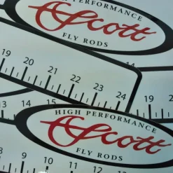 Scott 24 Inch Ruler Sticker - Your Premium Fishing Gear Store Rods Lines Baits Accessories* Store