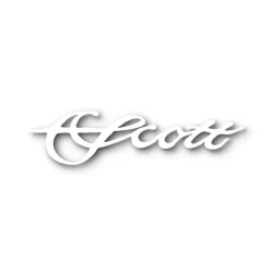 Scott Boat Sticker White - Your Premium Fishing Gear Store Rods Lines Baits Accessories* Best