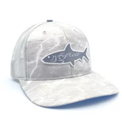 Scott Fly Rods Grey/White Water Camo with Bonefish Patch Hat - Your Premium Fishing Gear Store Rods Lines Baits Accessories* New