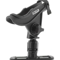 Scotty 0282-BK Baitcaster Rod Holder w/ Gearhead & Track, Black - Your Premium Fishing Gear Store Rods Lines Baits Accessories* Cheap