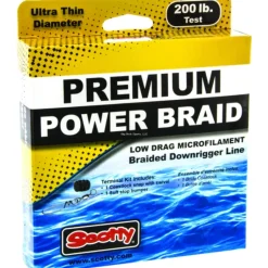 Scotty Premium Braided Downrigger Line 200Lb 400Ft Spool w/Kit - Your Premium Fishing Gear Store Rods Lines Baits Accessories* Flash Sale