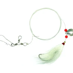 Sea Striker Bucktail Fluke Rig, 33.5", 40lb Mono, 2/0 Nickel Wide Gap Hook - Your Premium Fishing Gear Store Rods Lines Baits Accessories* Hot