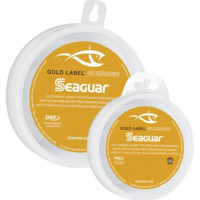 Seaguar Gold Label 100% Fluorocarbon Leader Clear 50lb 50yd - Your Premium Fishing Gear Store Rods Lines Baits Accessories* Hot