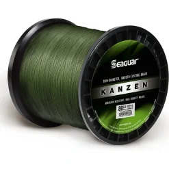 Seaguar Kanzen Braid Fishing Line, 10lb, 2500yd Spool, Green - Your Premium Fishing Gear Store Rods Lines Baits Accessories* Shop