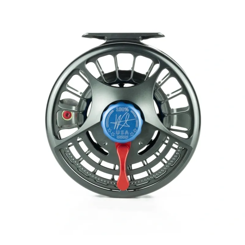 Seigler Fly Reel BF (11, 12, 13wt) Red/White/Blue - Your Premium Fishing Gear Store Rods Lines Baits Accessories* Online