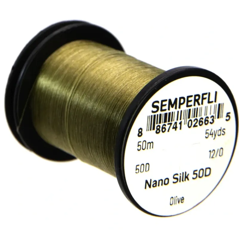 Semperfli Nano Silk 50D 12/0 - Your Premium Fishing Gear Store Rods Lines Baits Accessories* Cheap