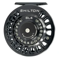 Shilton SL4 (5-6wt) Reel Black Left Hand - Your Premium Fishing Gear Store Rods Lines Baits Accessories* Best