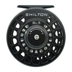 Shilton SL5 (7-8wt) Reel Black Left Hand - Your Premium Fishing Gear Store Rods Lines Baits Accessories* Flash Sale