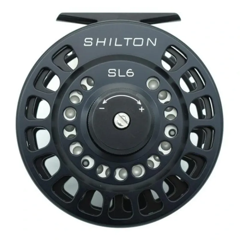 Shilton SL6 (9-10wt) Reel Black - Your Premium Fishing Gear Store Rods Lines Baits Accessories* Shop
