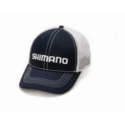 Shimano AHATSMOTCNV Smokey Trucker Cap Hat Navy - Your Premium Fishing Gear Store Rods Lines Baits Accessories* Best Sale
