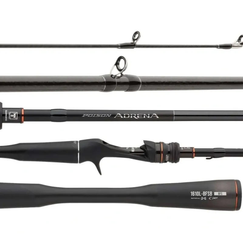 Shimano PAD1610LBFSB Poison Adrena B Casting Rod - Your Premium Fishing Gear Store Rods Lines Baits Accessories* Best