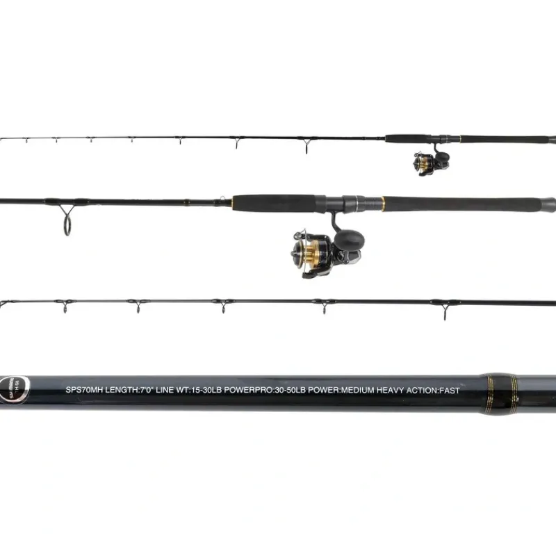 Shimano PSPSW6000HGASPS70MH Spheros Saltwater Spinning Combo 7' - Your Premium Fishing Gear Store Rods Lines Baits Accessories* New