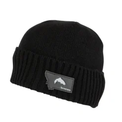 Simms Big Sky Wool Beanie Carbon - Your Premium Fishing Gear Store Rods Lines Baits Accessories* Hot
