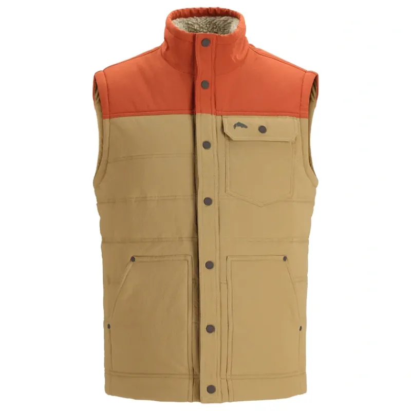Simms Cardwell Vest Clay/Camel - Your Premium Fishing Gear Store Rods Lines Baits Accessories* Store