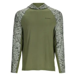 Simms Challenger Solar Hoody Dark Clover/Ghost Camo Clover - Your Premium Fishing Gear Store Rods Lines Baits Accessories* Flash Sale