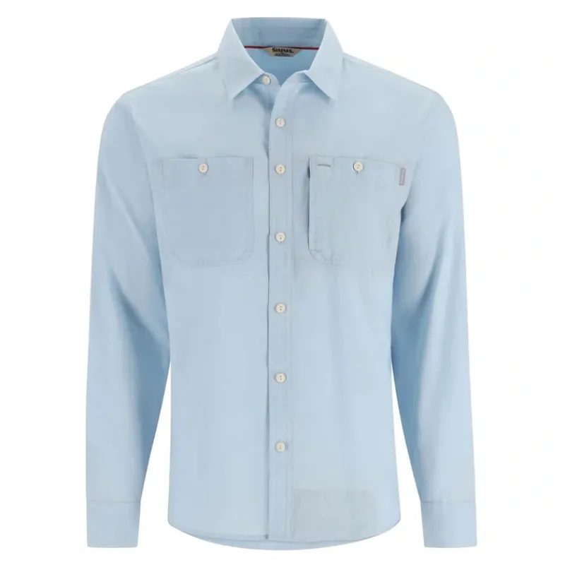 Simms Cutbank Chambray LS Shirt - Your Premium Fishing Gear Store Rods Lines Baits Accessories* New