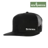 Simms CX Flat Brim Cap Black - Your Premium Fishing Gear Store Rods Lines Baits Accessories* Best Sale