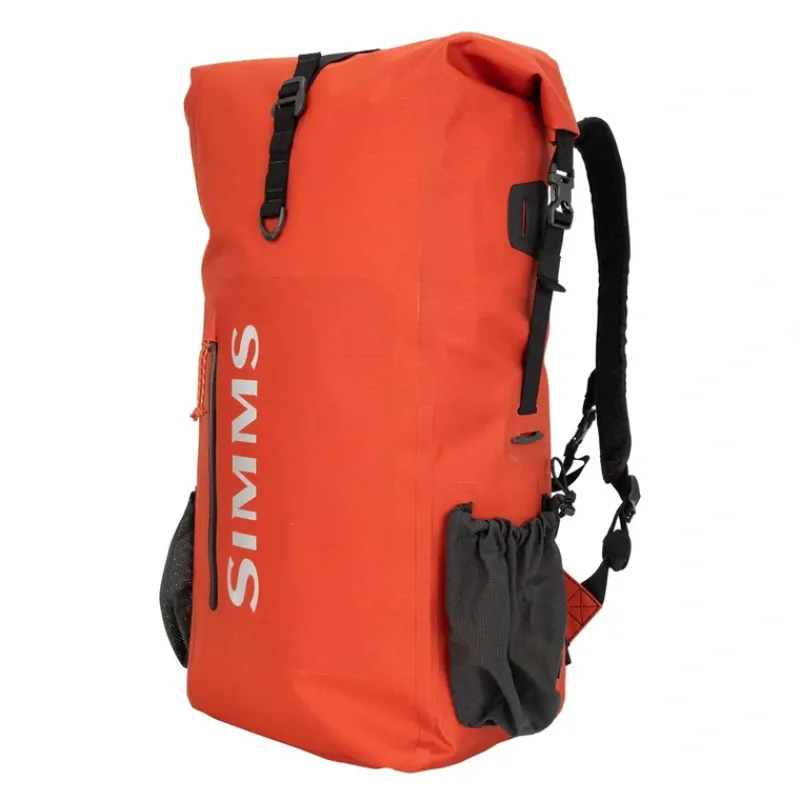 Simms Dry Creek Rolltop Backpack Simms Orange - Your Premium Fishing Gear Store Rods Lines Baits Accessories* Discount