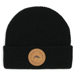 Simms Everyday Waffle Knit Beanie Black - Your Premium Fishing Gear Store Rods Lines Baits Accessories* Sale