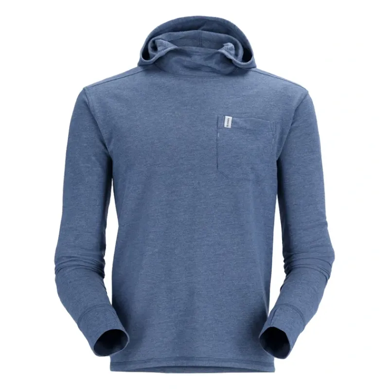 Simms Henry's Fork Hoody Navy Heather XX-Large - Your Premium Fishing Gear Store Rods Lines Baits Accessories* Outlet