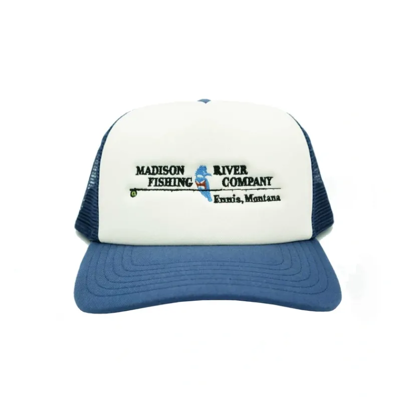 Simms Logo Foam Trucker White - Your Premium Fishing Gear Store Rods Lines Baits Accessories* Online