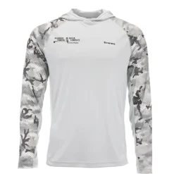Simms Logo Solarflex Hoody Print - Your Premium Fishing Gear Store Rods Lines Baits Accessories* Flash Sale