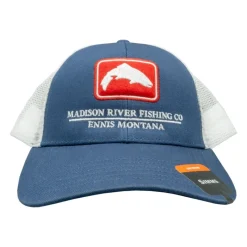 Simms Logo Trout Icon Trucker Americana - Your Premium Fishing Gear Store Rods Lines Baits Accessories* Hot