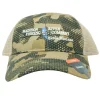 Simms Logo Trucker Hex Flo Camo Timber - Your Premium Fishing Gear Store Rods Lines Baits Accessories* Clearance