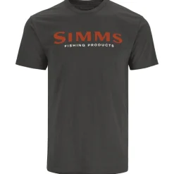 Simms Logo T-Shirt Sale - Your Premium Fishing Gear Store Rods Lines Baits Accessories* Best