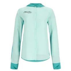 Simms Logo Womens BiComp LS Hoody Sea Breeze - Your Premium Fishing Gear Store Rods Lines Baits Accessories* Shop