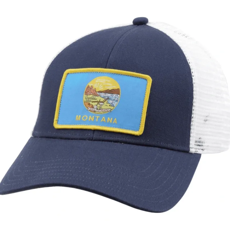 Simms Montana Patch Trucker Navy - Your Premium Fishing Gear Store Rods Lines Baits Accessories* Best