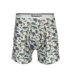 Simms M's Simms Boxer - Rooster Fest Khaki - Your Premium Fishing Gear Store Rods Lines Baits Accessories* Online